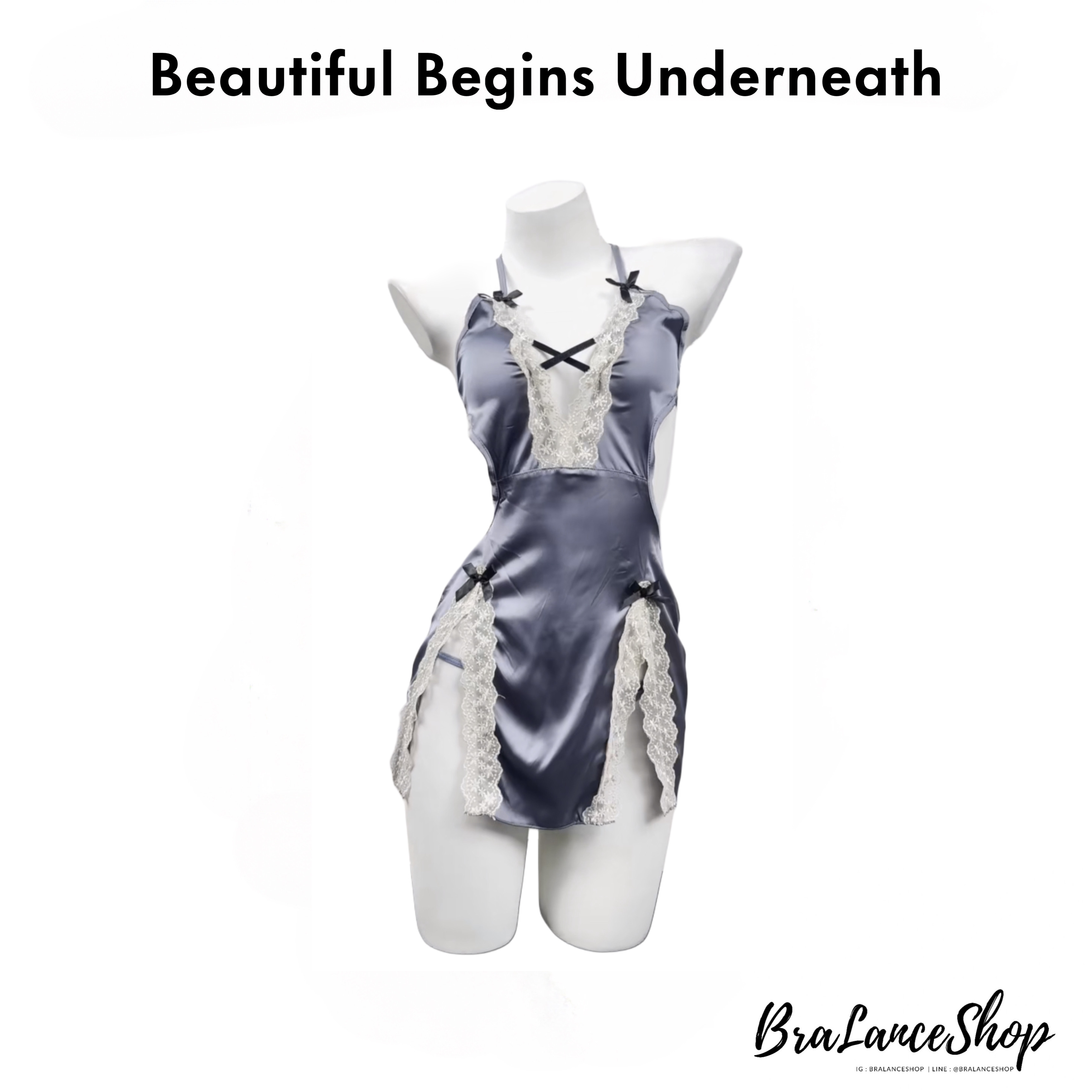 BLS✿6893 ชุดนอนลูกไม้เซ็กซี่