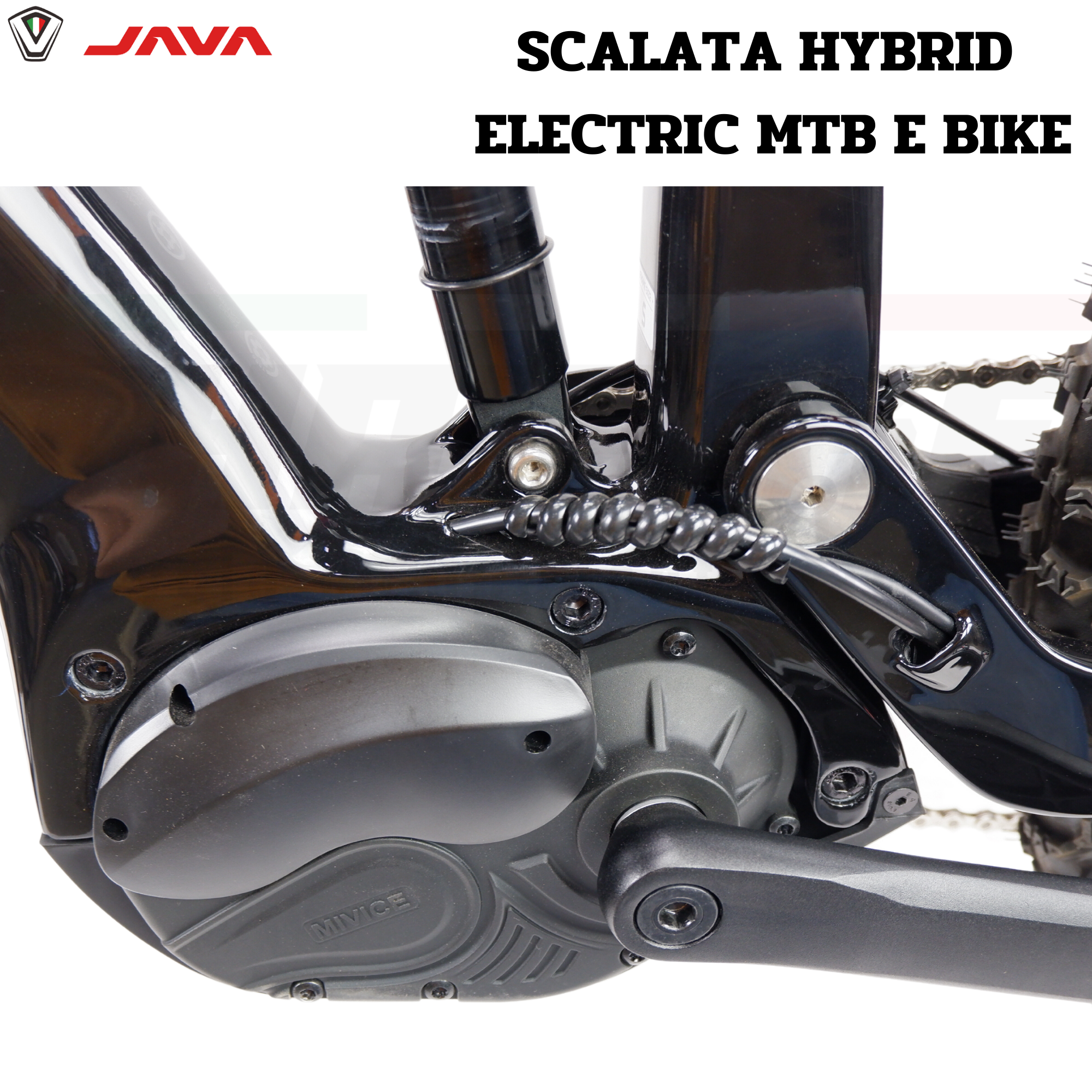 จักรยานเสือภูเขา Java J Air SCALATA Carbon Fiber Frame 12 Speed Ebike