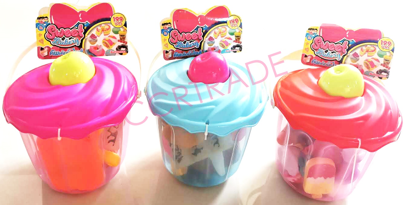 ถังคัพเค้ก+ขนมผ่าได้จัมโบ้ 15x17.5 ซม.(1x3)