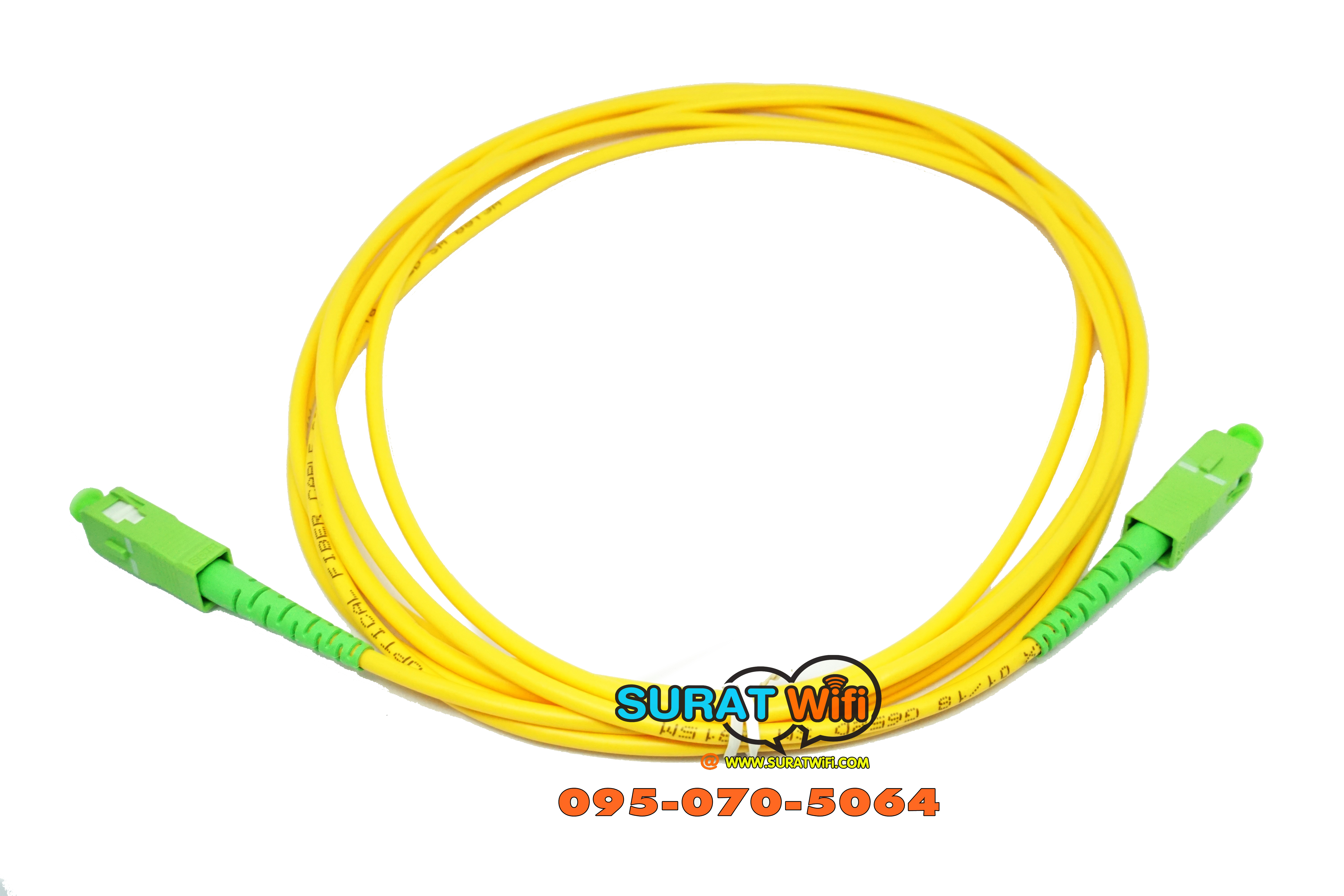 SC/APC Fiber Optical Patch Cord ยาว3เมตร