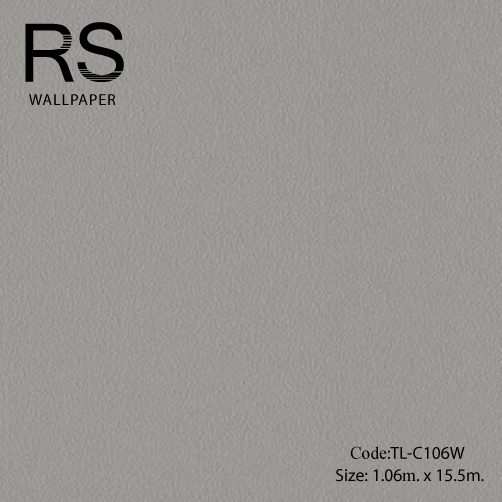 วอลเปเปอร์เทกเจอร์ปูนพื้นสีเทาเข้ม TL-C106W