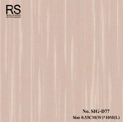 วอลเปเปอร์ สีครีมปนทอง มีเทกเจอร์ No.SIG-D77