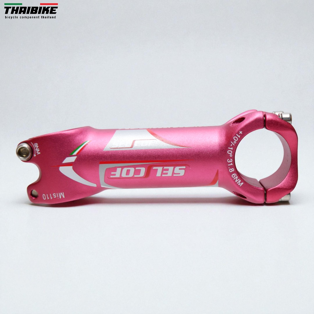 สเต็มจักรยาน SELCOF K043 ±10° 7071 อลูมิเนียม คอแฮนด์ 25.4/31.8 มม. น้ำหนักเบา แข็งแรง งานไต้หวัน