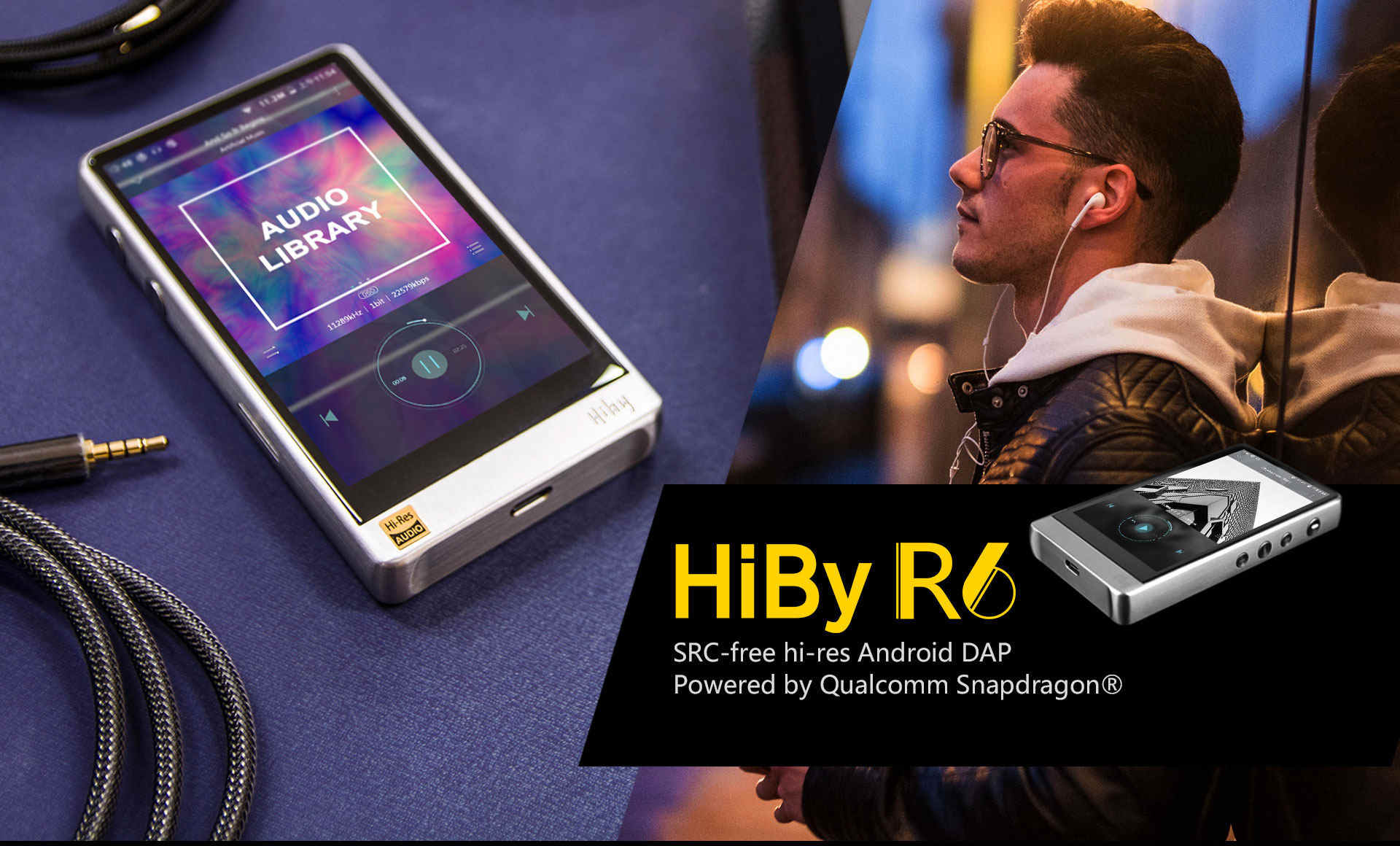 ขาย Hiby R6 สุดยอด Android DAP ระดับ Hi-Res รองรับ bluetooth , DSD