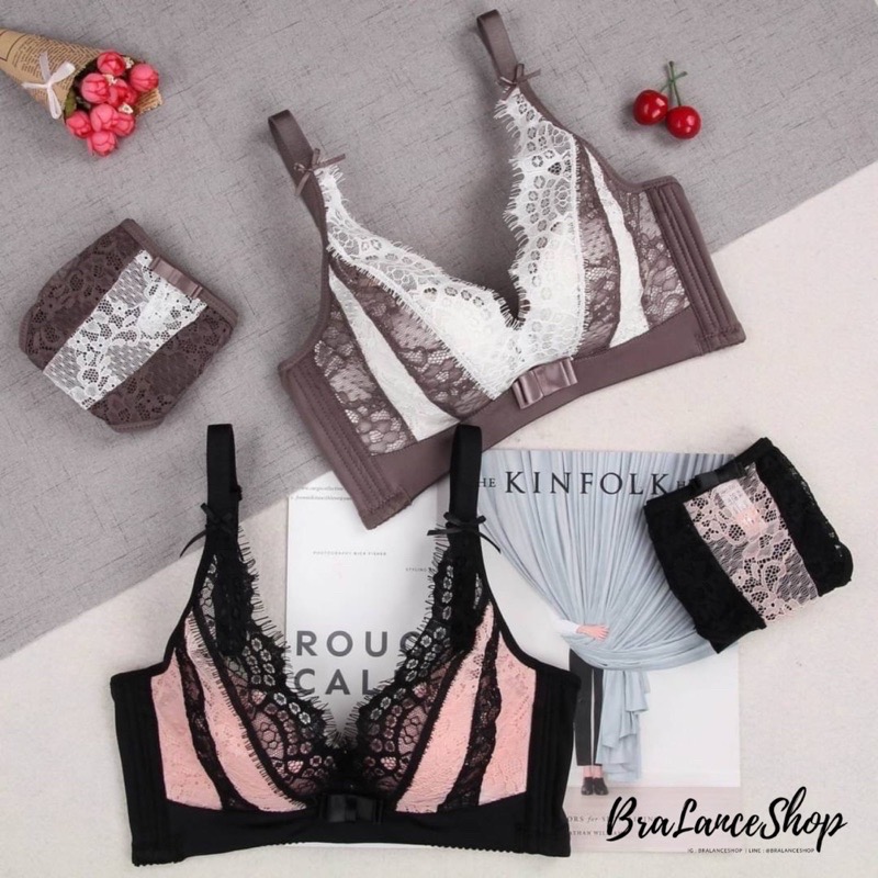 BLS✿V073 ชุดชั้นในแฟชั่น งานป้ายVINECO แท้