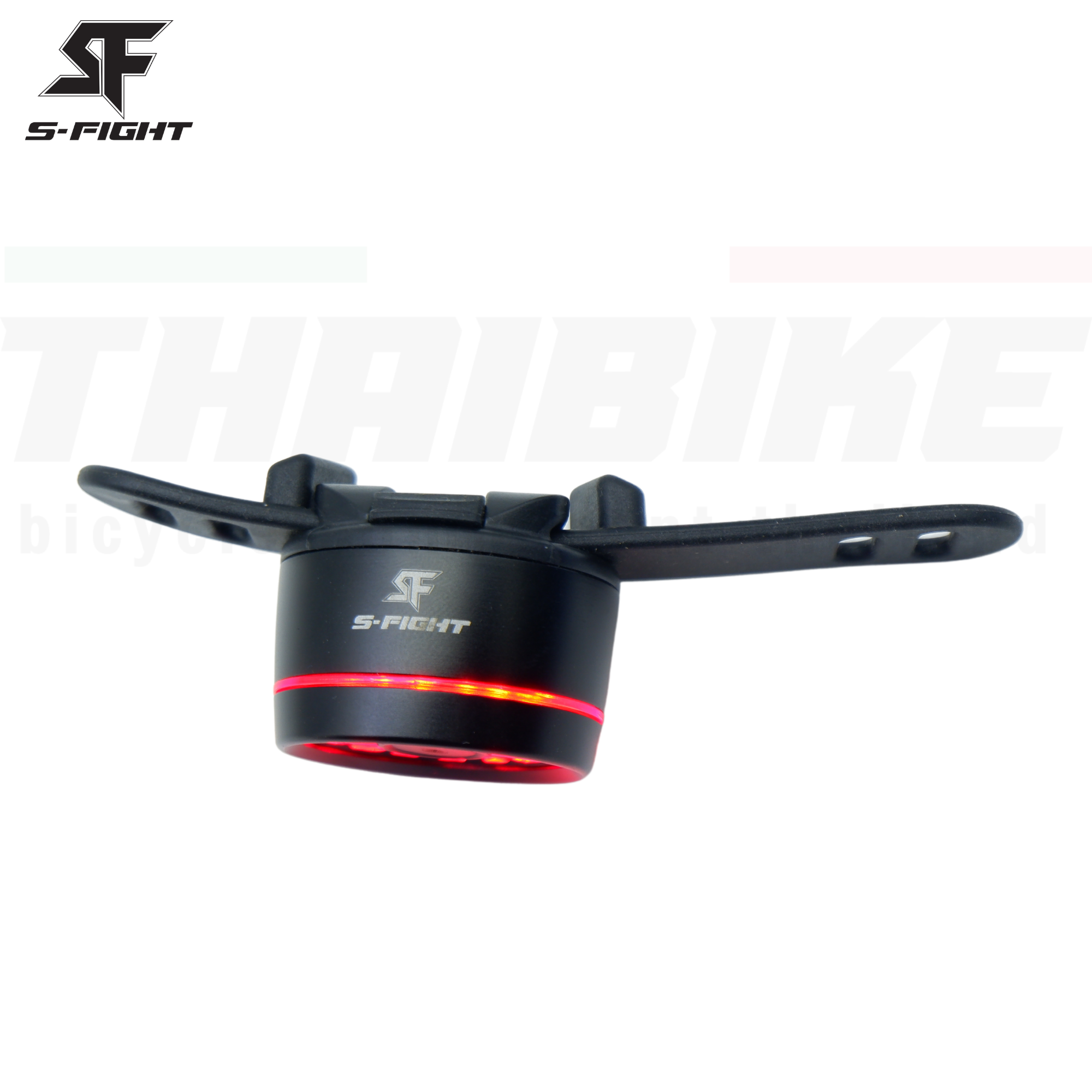 ไฟท้ายจักรยานแบบเบรคออโต้ 5 สเต็ป SMDLED S-FIGHT รุ่น SL-03