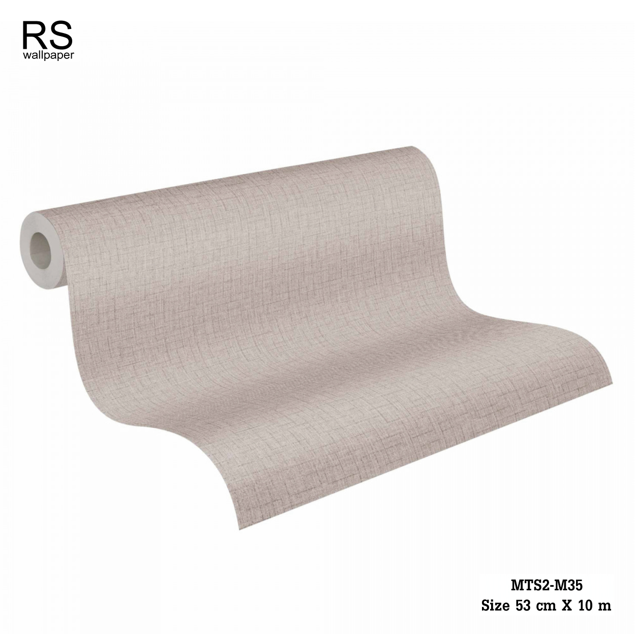 วอลเปเปอร์ ลายผ้าสีน้ำตาล MTS2-M35