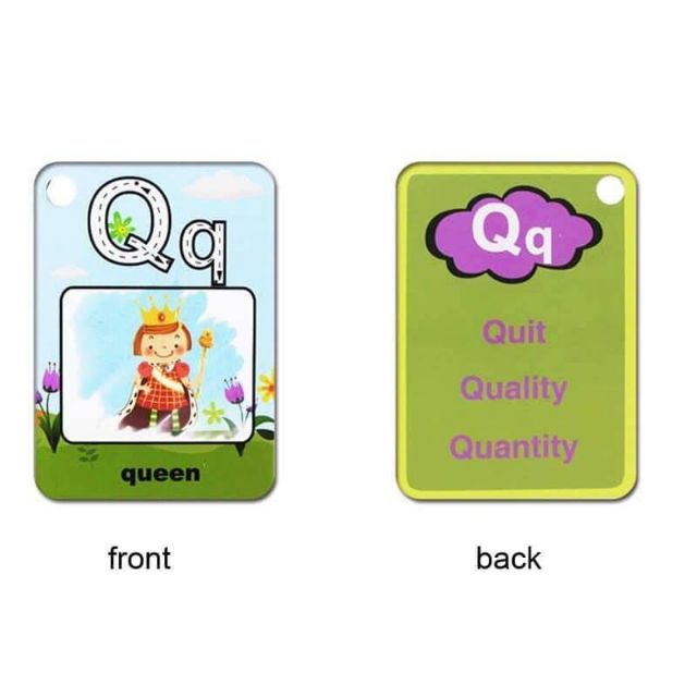 การ์ดระบายสีน้ำ แห้งแล้วระบายใหม่ได้ สอนภาษา