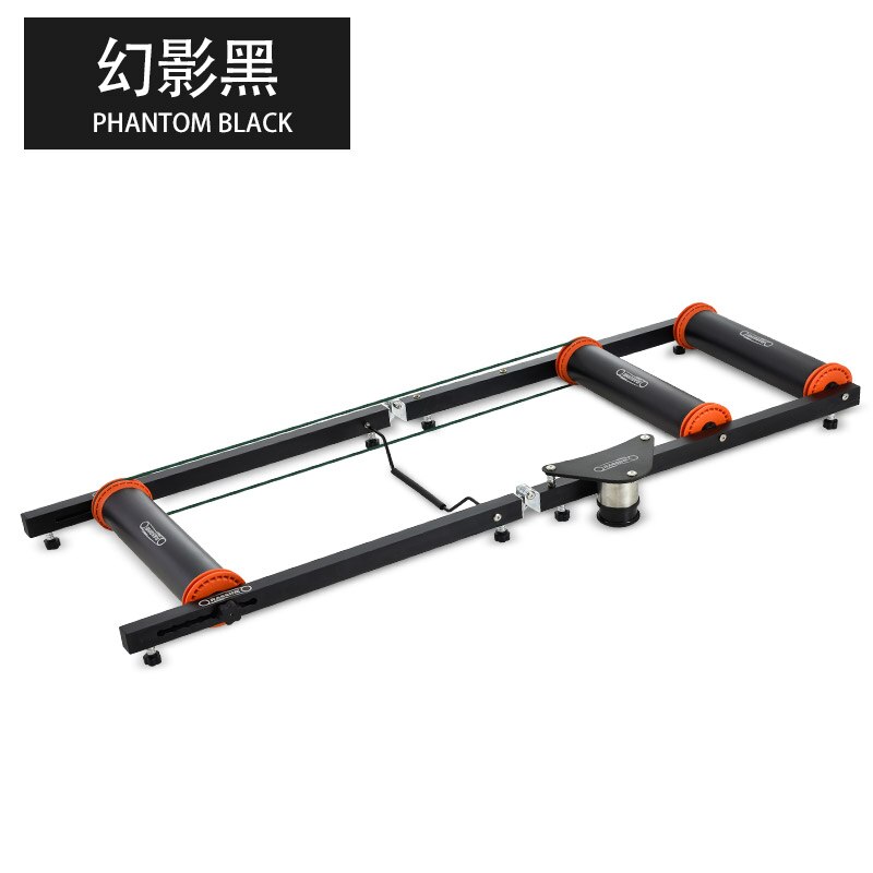 เทรนเนอร์สามลูกกลิ้ง RASSINE Bike Rollers Indoor Exercise Bicycle Roller Trainer Stand Aluminum Alloy
