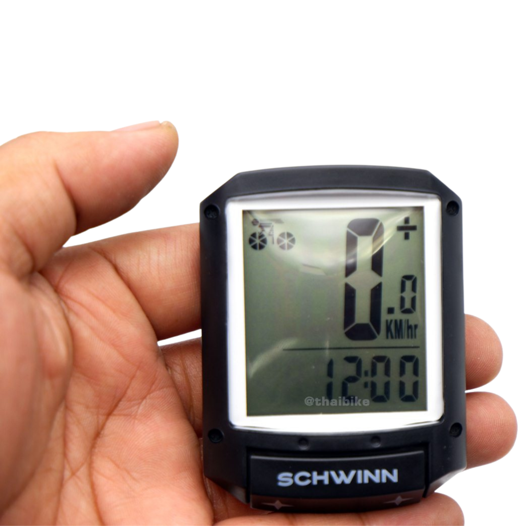 ไมล์วัดความเร็วจักรยานจอใหญ่ มีสาย Schwinn Bicycle Computer