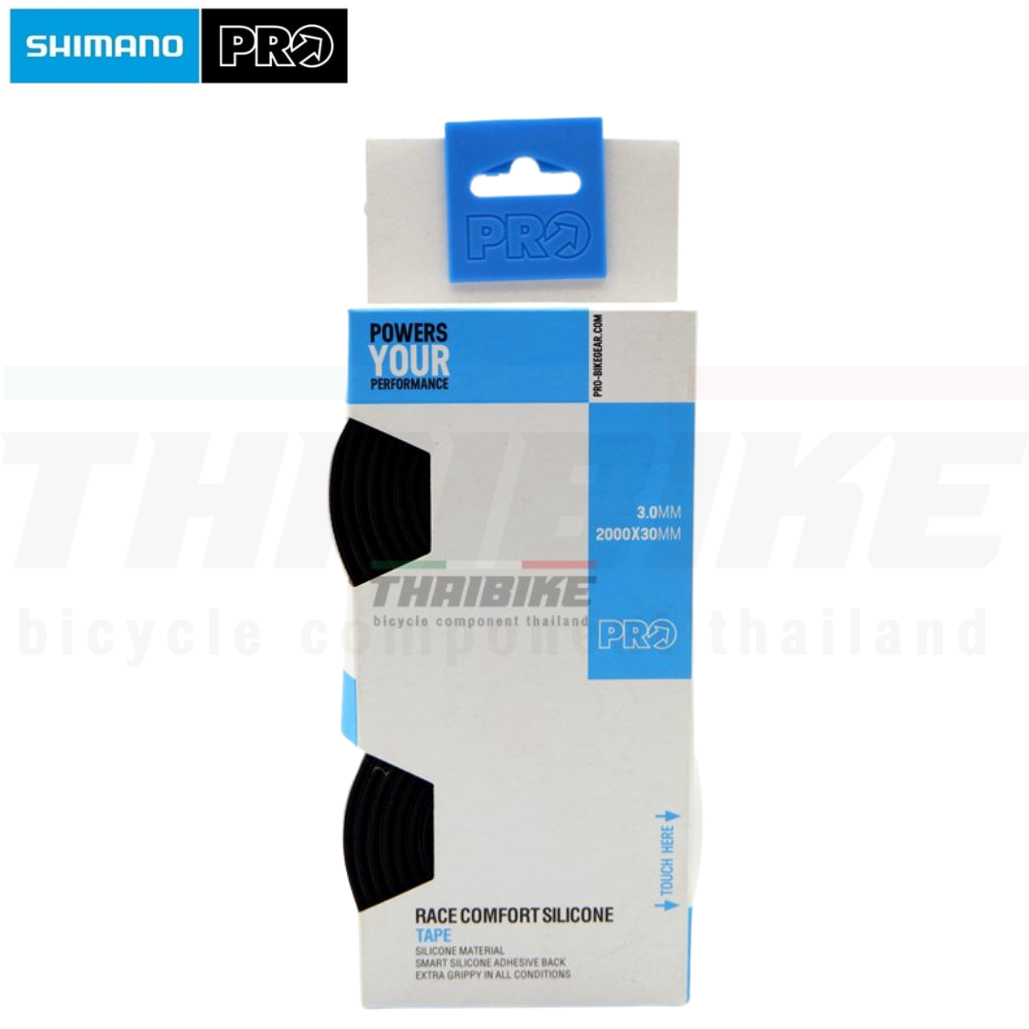 ผ้าพันแฮนด์จักรยาน SHIMANO PRO RACE COMFORT แบบ ซิลิโคน