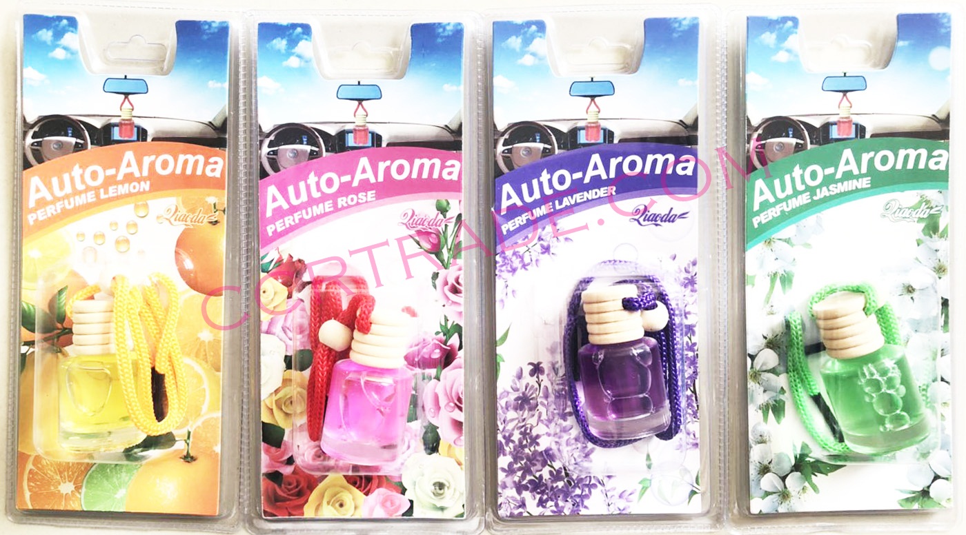 น้ำหอมติดรถแผง คละกลิ่น 19 ซม.