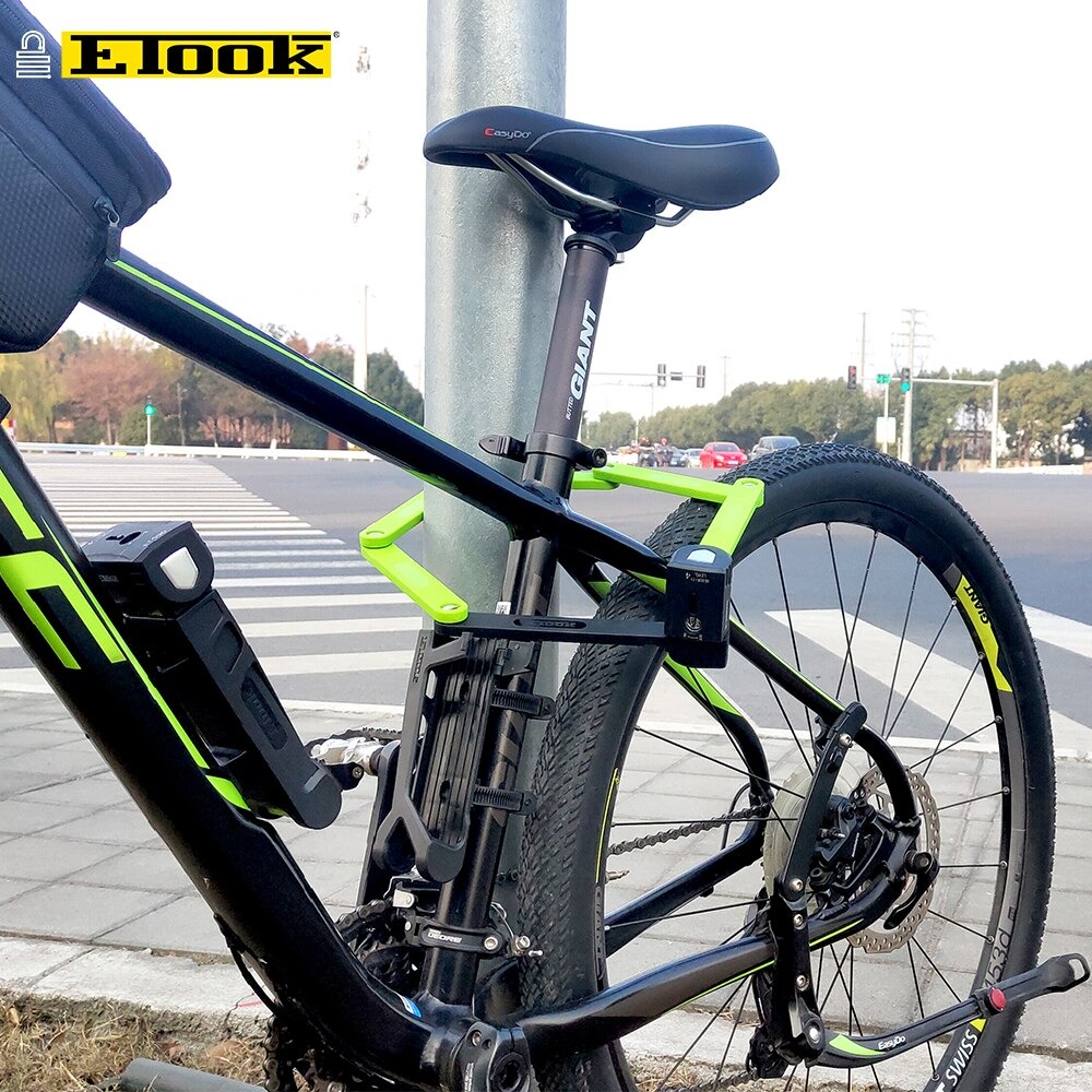 สายล็อคจักรยานแบบพับได้ ตัดไม่ขาด ยี่ห้อ ETOOK รุ่น ET490S ET490S