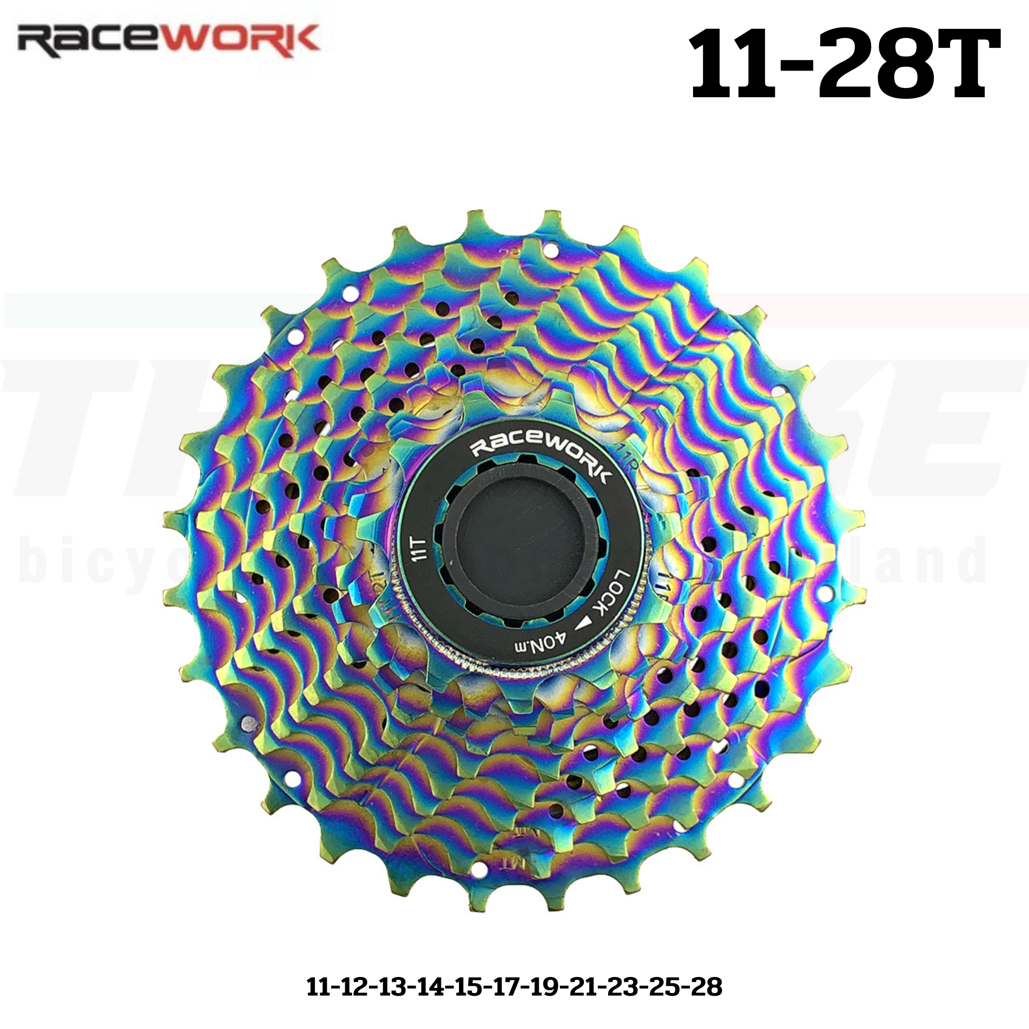 เฟืองหลังจักรยาน RACEWORK ขนาด11-28 Racework Ut R8000 11-28T road cycling Cassette THAIBIKE
