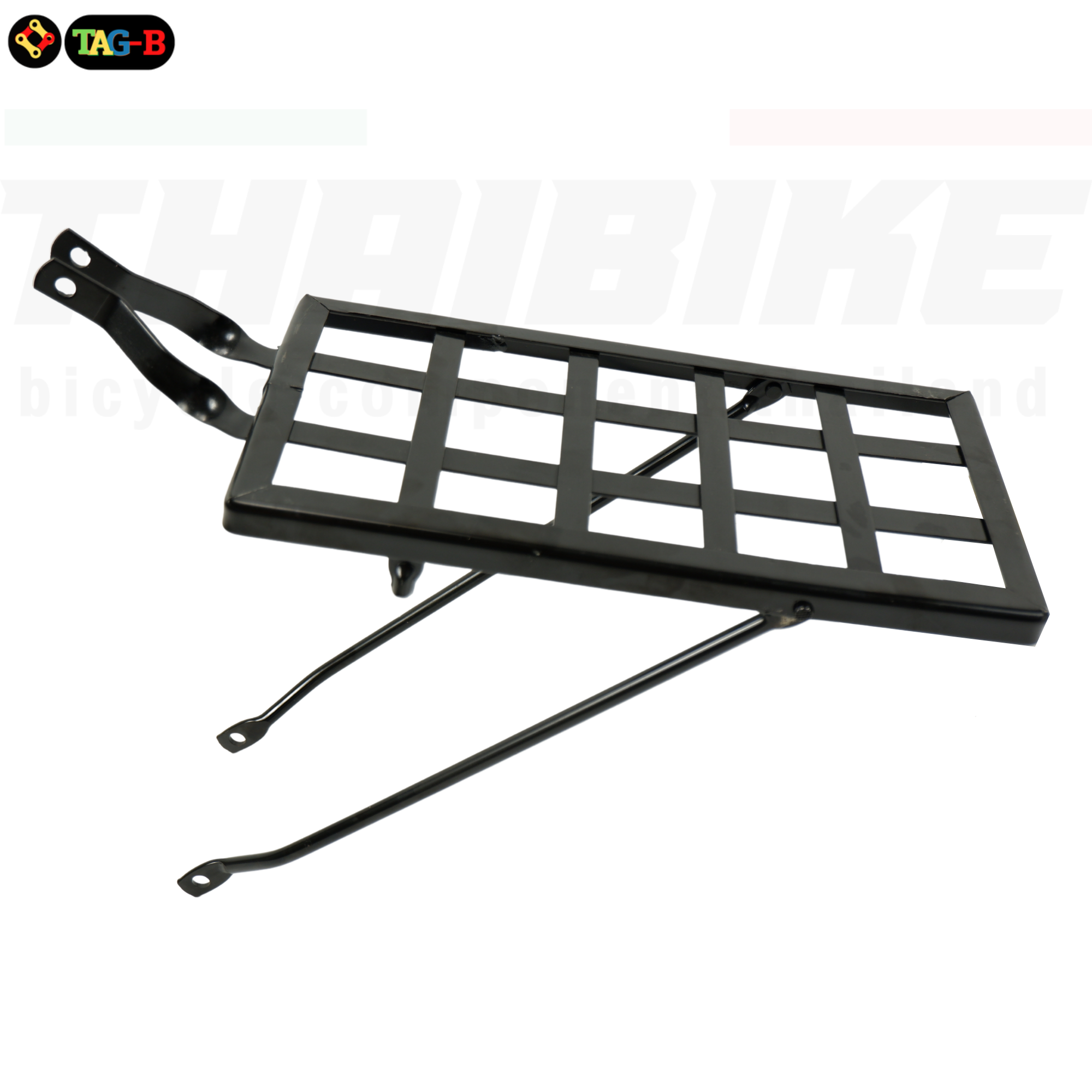 ตะแกรงท้ายจักรยานวินเทจ เหล็กฉากชุบ รถจักรยาน 26" แบบโบราณ ย้อนยุค ตะแกรงหลัง