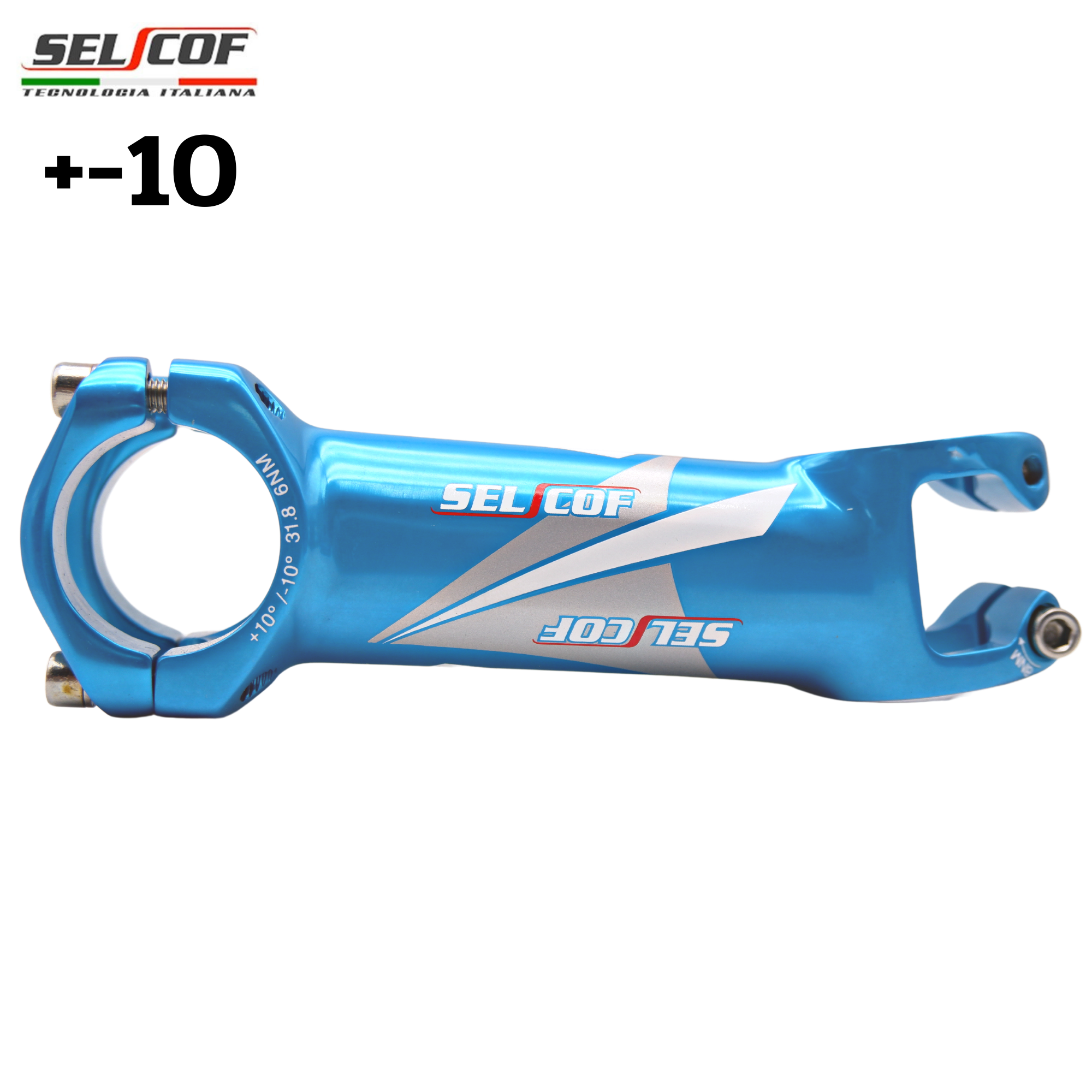 สเต็มจักรยานอลูมิเนียม เบาพิเศษ SELCOF SUPERLIGHT K063 +-10 คอ 31.8มม.