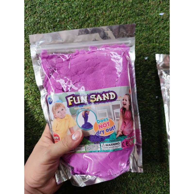 ทรายวิทยาศาสตร์ปลอดสารพิษ ถุงziplock 1 KG. พร้อมส่งจากไทย