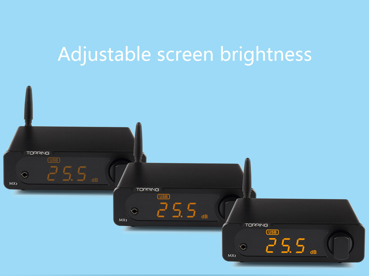 ขาย TOPPING MX3 DAC & Amp ตั้งโต้ะ รองรับ Bluetooth , NFC , Remote control , 24bit192KHz
