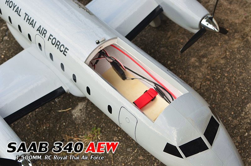 SAAB 340 AEW 1,500MM. RC Plane