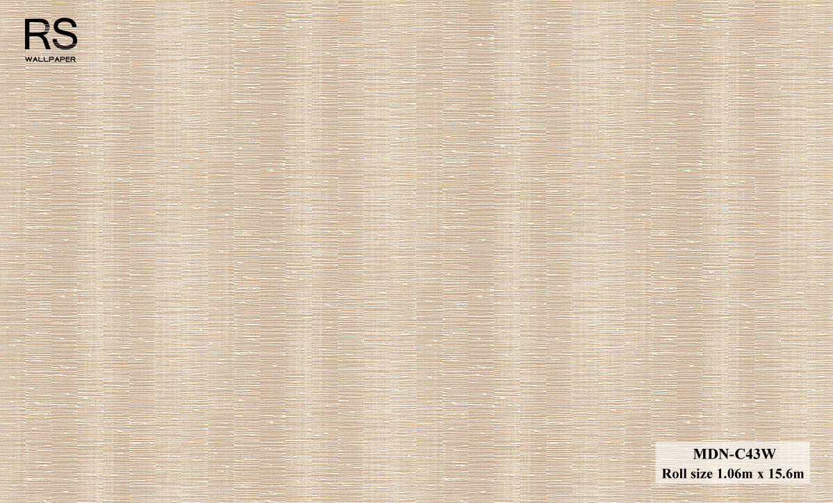 วอลเปเปอร์ลายทาง สีน้ำตาลทอง MDN-C43W