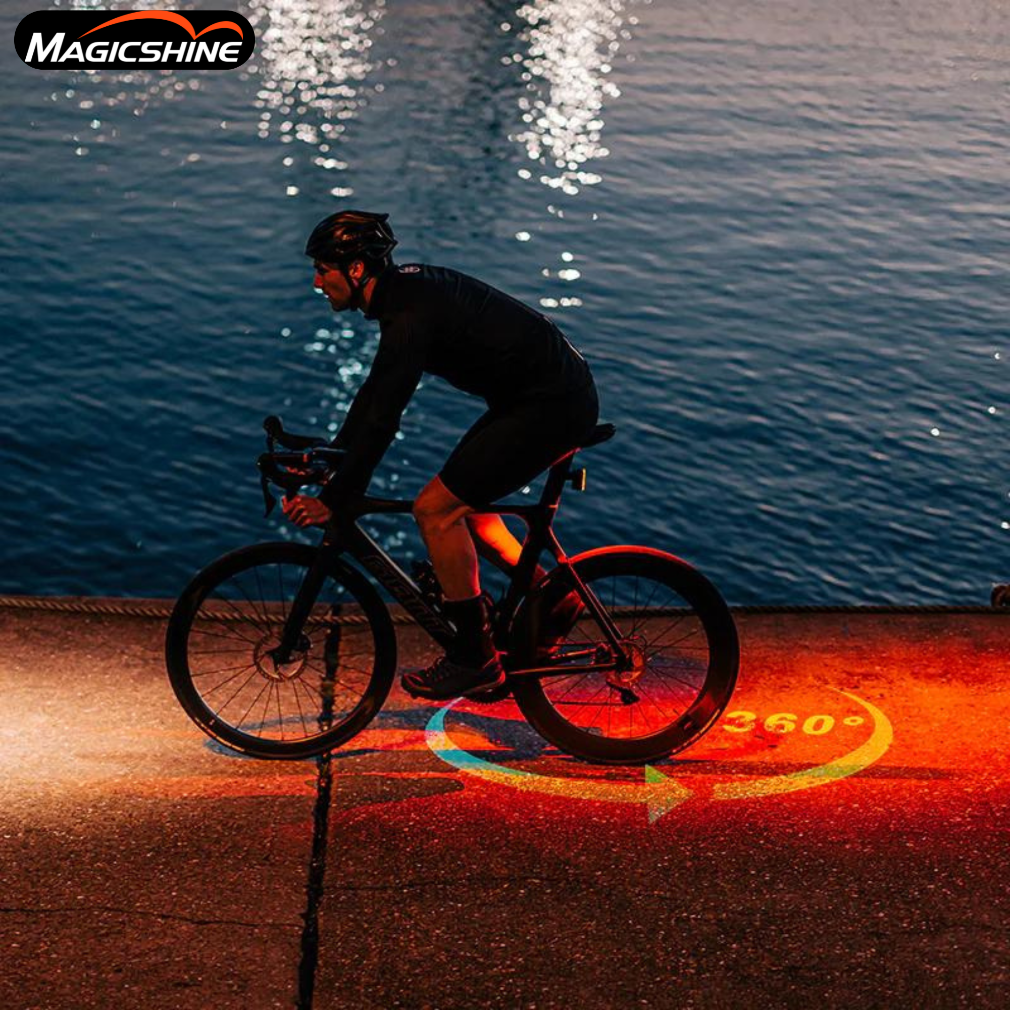 ไฟท้ายจักรยาน300ลูเมนส์ Magicshine Seemee 300เซ็นเซอร์เบรคอัจฉริยะ