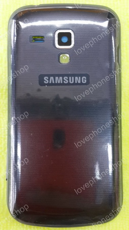 ชุดเคสกลางและฝาหลัง Samsung Galaxy S Duos(S7562)/S Duos2(S7582) สีดำ (Original Genuine Part) ส่งฟรี!