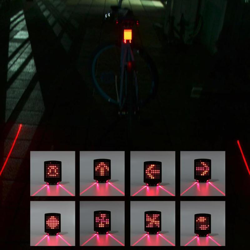 ไฟเบรคไฟเลี้ยว แบบมีรีโมต ไฟท้ายจักรยาน