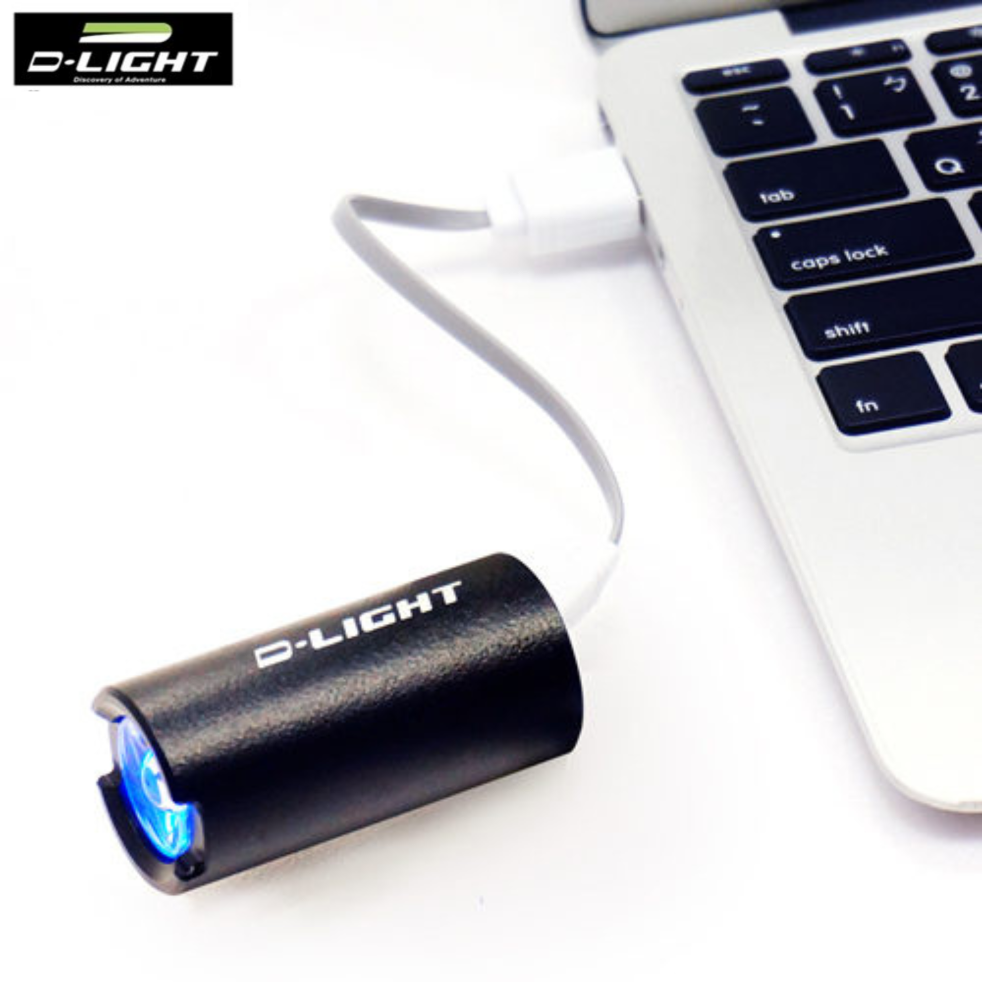 ไฟหน้าจักรยานชาร์จ USB D-LIGHT CG-123PC งานไต้หวัน