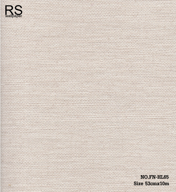 วอลเปเปอร์ เทกเจอร์ลายผ้า สีครีมเข้ม FN-HL65