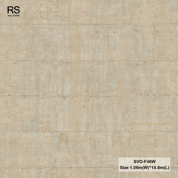 วอลเปเปอร์ลายคอนกรีต สีน้ำตาล SVO-F46W