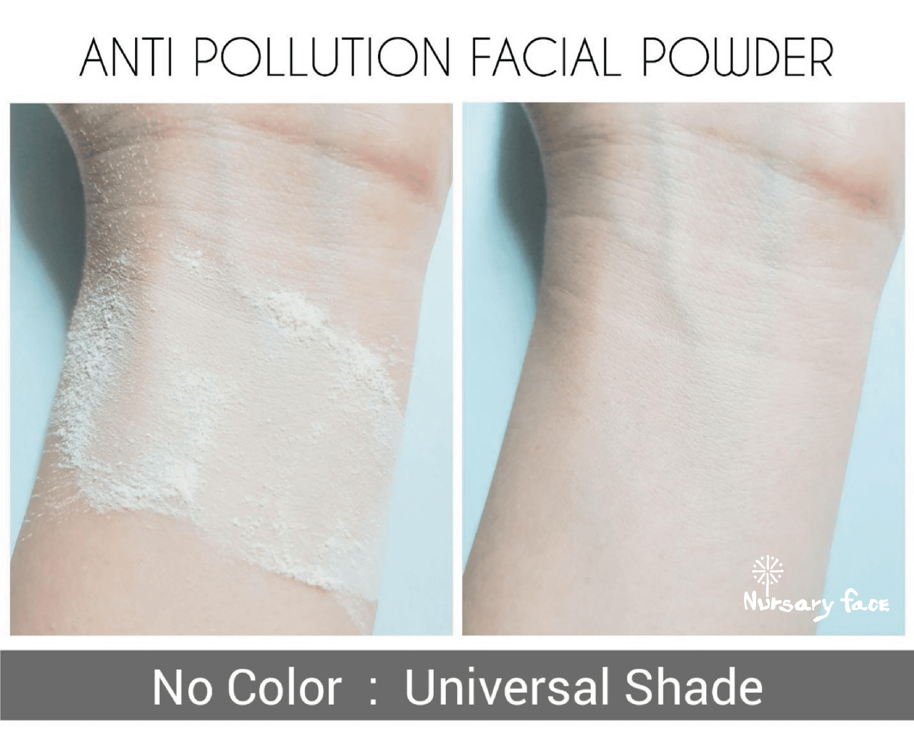 เนอซารี่ เฟส แป้งแต่งหน้าต้านมลภาวะ ป้องกัน PM2.5 พร้อมบำรุงฟื้นฟูผิวให้อ่อนเยาว์ ขนาด 5 กรัม Nursary face : Natural Anti-pollution Facial Powder 5g
