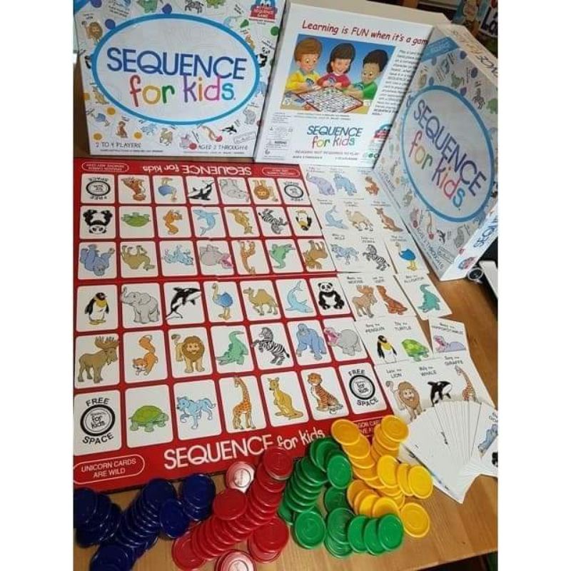 Sequence for kids พร้อมส่งจากกทม‼️ค่าส่งถูก🎁 ส่งไวมาก‼️บอร์ดเกมสำหรับเด็ก