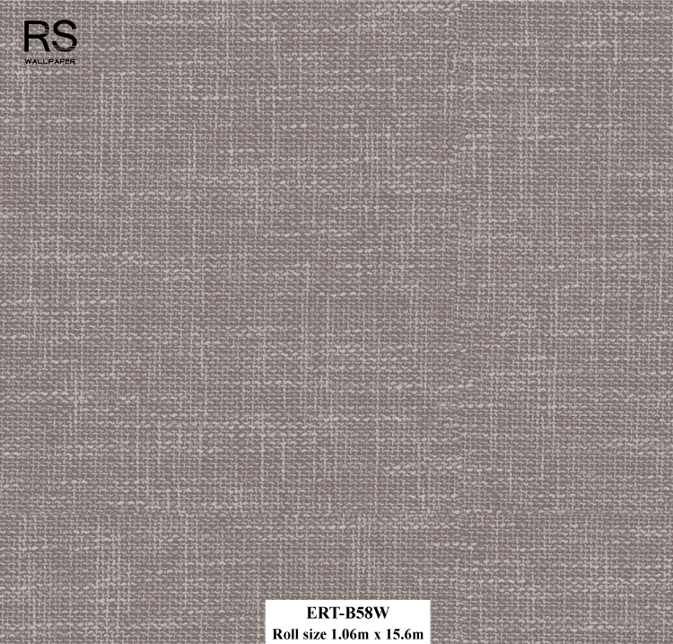 วอลเปเปอร์ สีน้ำตาลเข้ม ERT-B58W