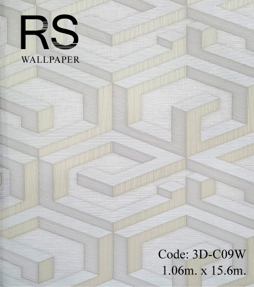 วอลเปเปอร์ลายกราฟฟิค 3D-C09W