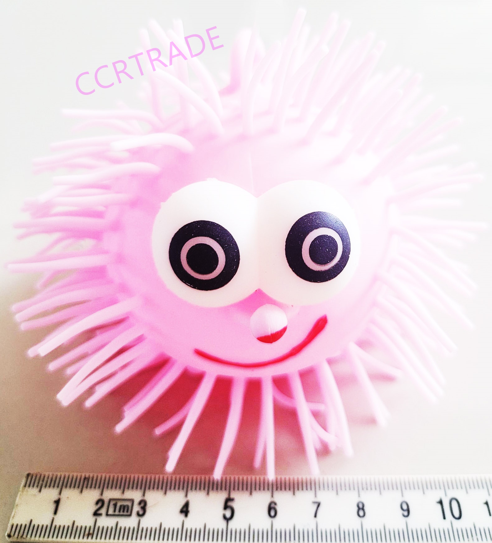 เม่นตาโตสีหวานเด้ง มีไฟกล่อง 28.5 ซม.(1x24)