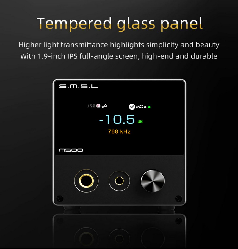ขาย SMSL M500 MKIII Bluetooth DAC/AMP ตั้งโต๊ะ รองรับ MQA ประกันศูนย์ไทย