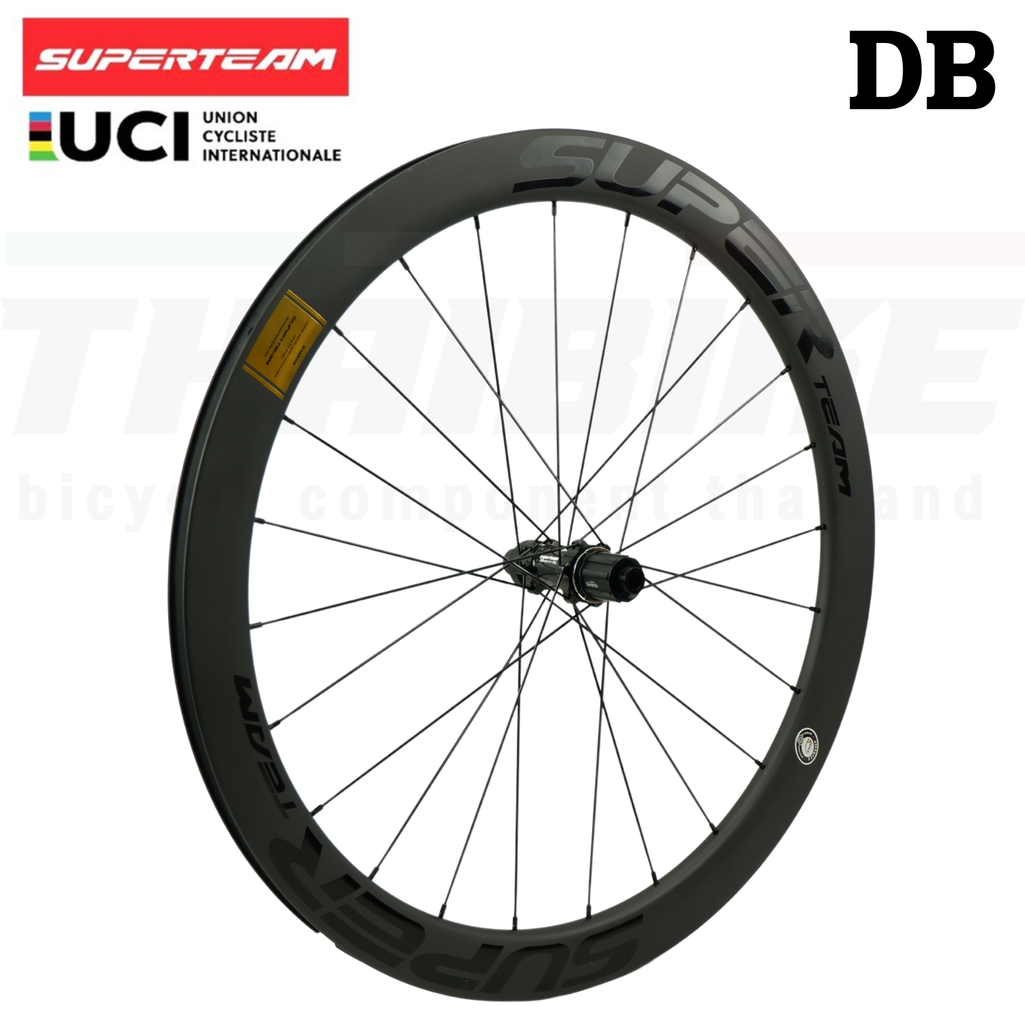 ล้อจักรยานเสือหมอบคาร์บอนเซรามิค Superteam curve power (ceramic) ริมเบรค ดิสเบรค