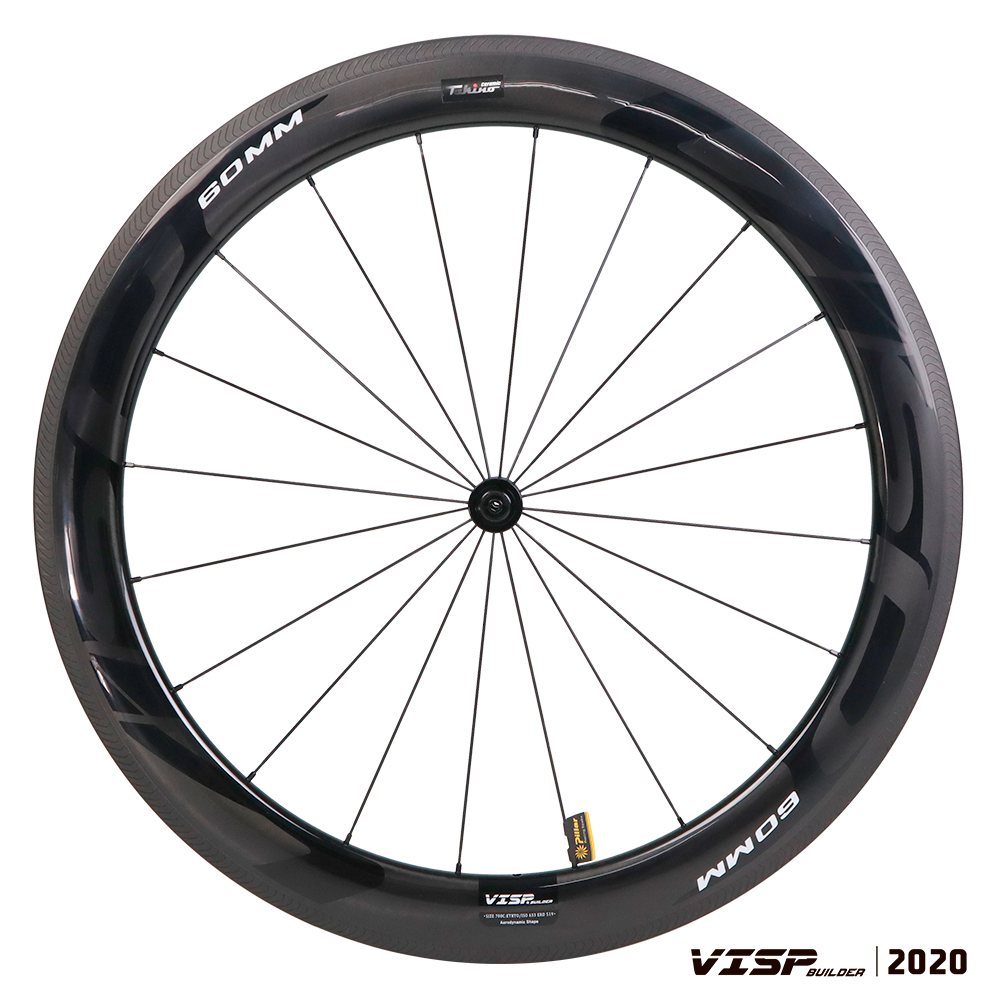 ล้อจักรยานเสือหมอบคาร์บอน VISP BASIC SERIES 2020 Rim 60/88 MM UD GLOSSY