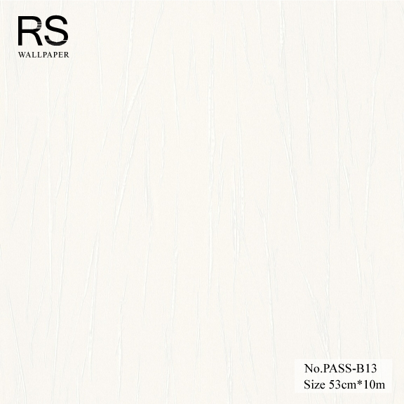วอลเปเปอร์ สีขาวครีมเทกเจอร์เส้น No.PASS-B13
