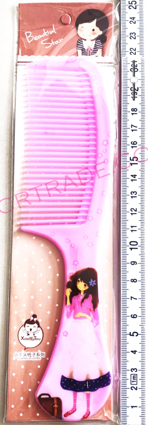 หวีอีโต้สกรีนการ์ตูนแผง 25 ซม.