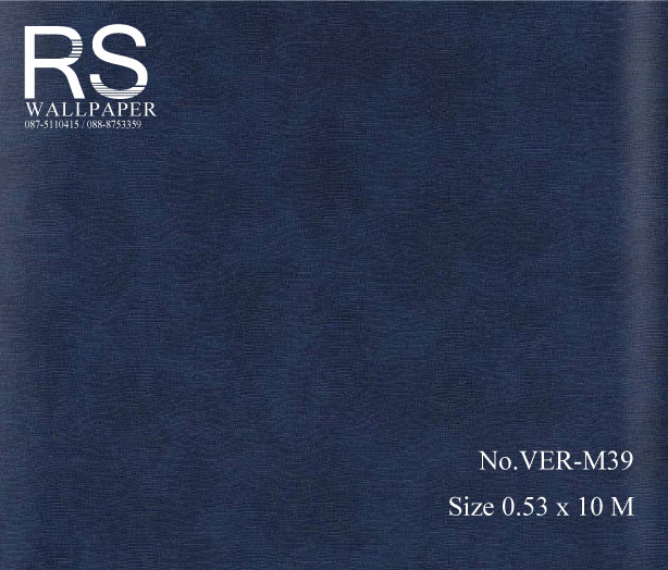 วอลเปเปอร์พื้นสีน้ำเงิน VER-M39