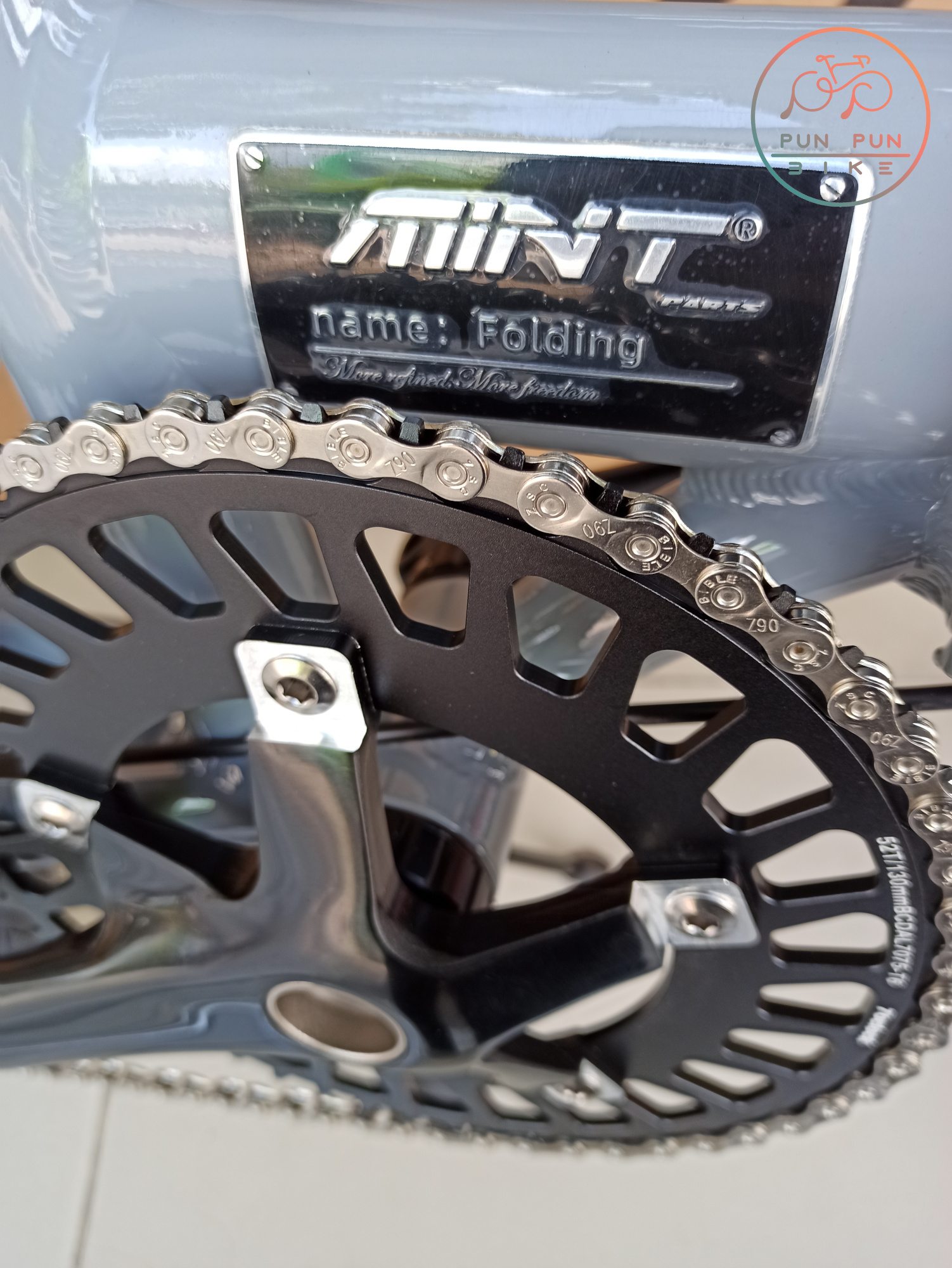 MINT : T9Disc-16"349 จักรยานพับได้ เฟรมอลูมิเนียม 9 สปีด ดิสเบรก เบาเพียง 10.3 กก