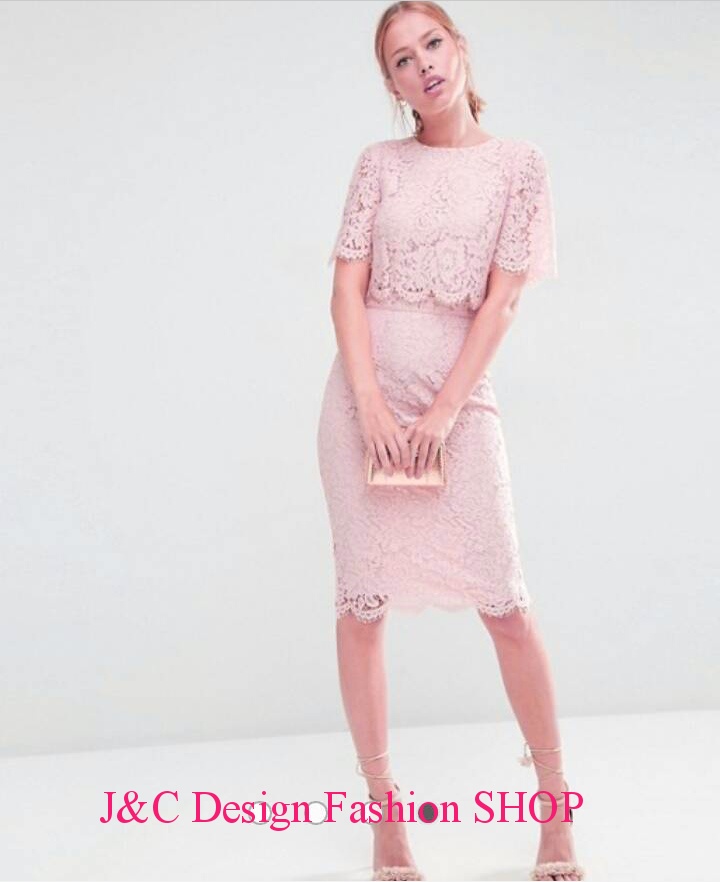 ชุดผ้าไทยสีชมพูนูส ชุดแซกผ้าไทยลูกไม้ฝรั่งเศษ ชุดผ้าไทยผ้าพื้นเมือง ชุดผ้าลูกไม้นำเข้า เดรสลูกไม้ลายลายดอก