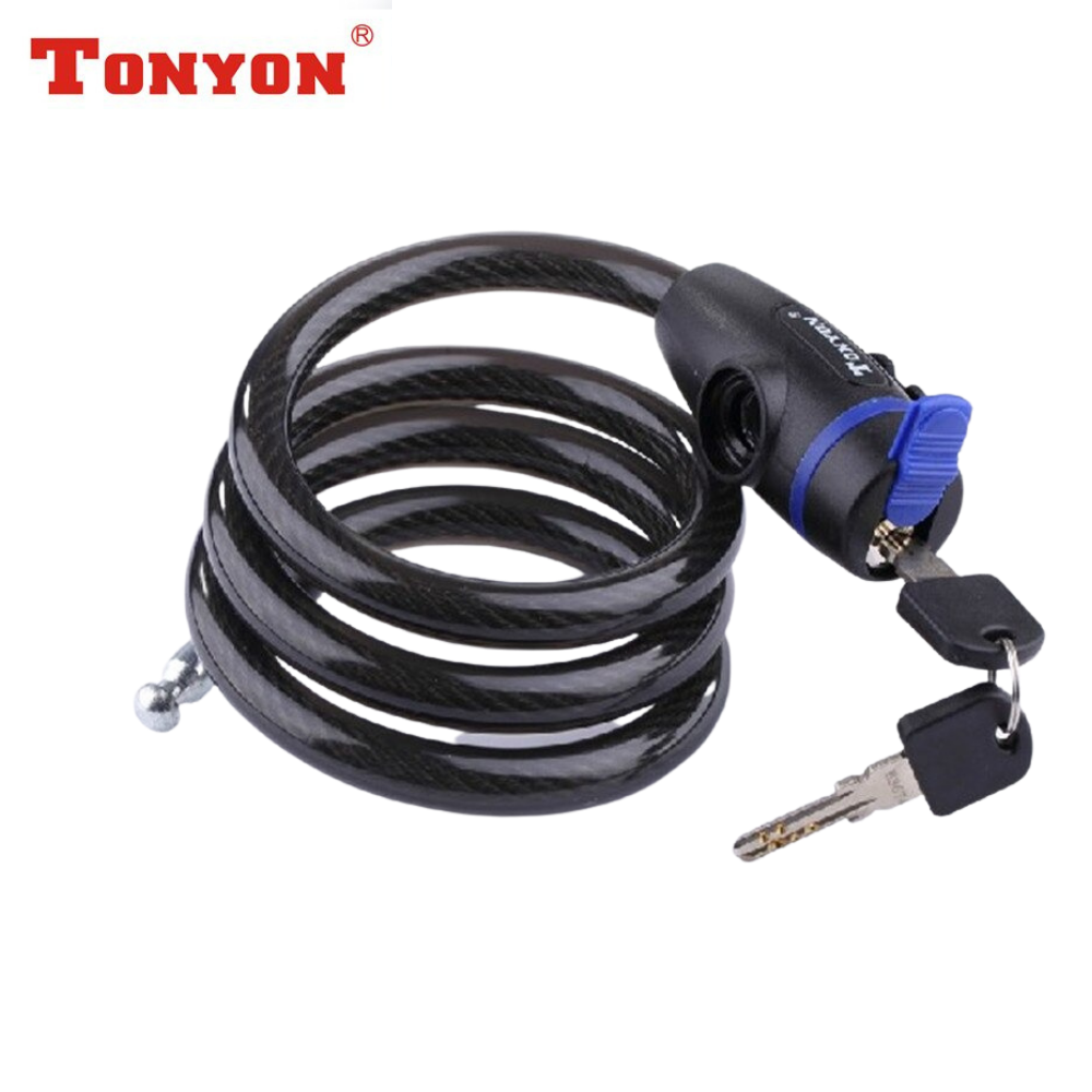 สายล็อคจักรยาน มอเตอร์ไซต์ TONYON แบบกุญแจ