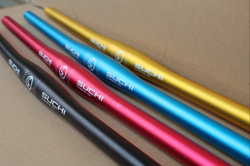 แฮนด์จักรยานเสือภูเขา อลูมิเนียม SUCHI 31.8X620 มม.