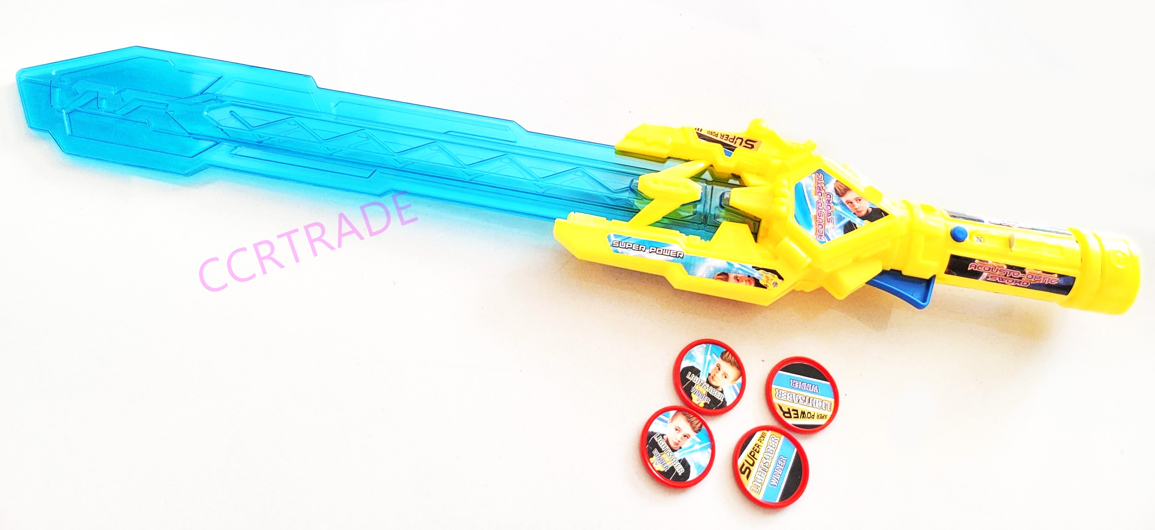 ดาบยิงเหรียญจัมโบ้ มีเสียง มีไฟถุง 8x50 ซม.(1x3)