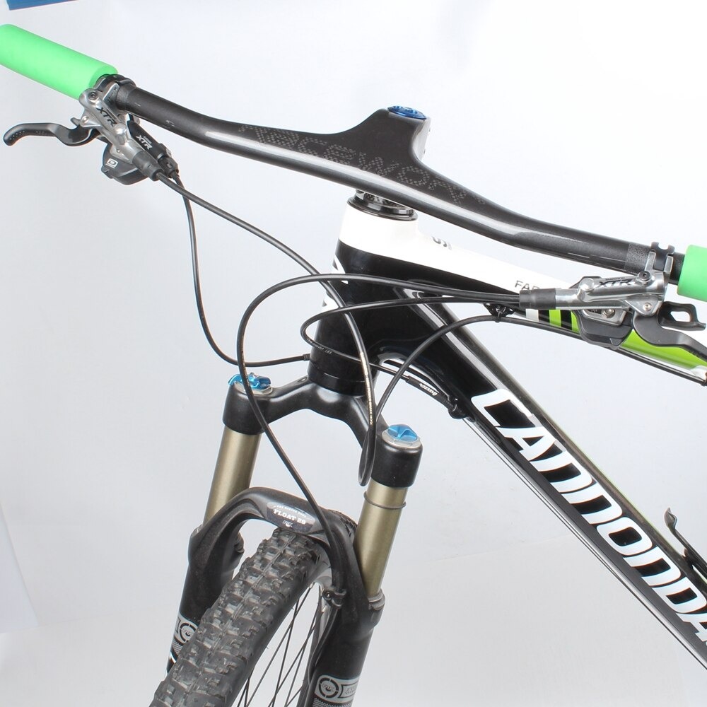 แฮนด์จักรยานเสือภูเขา คาร์บอน แบบอินทริเกตุ RACEWORK mountain bike carbon fiber