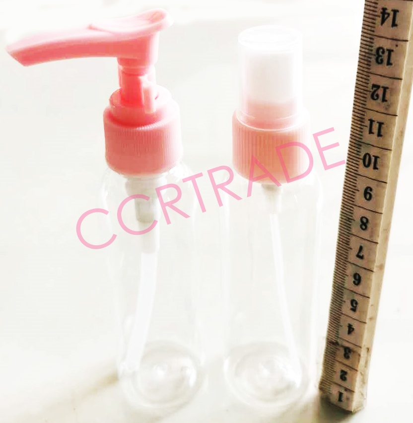 ขวดปั้ม+ขวดสเปร์ยถุงซิป 19.5 ซม.