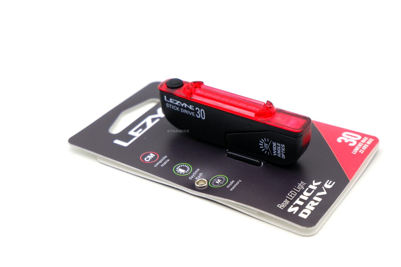 ไฟท้ายจักรยาน LEZYNE STICK DRIVE REAR 30 Lumens