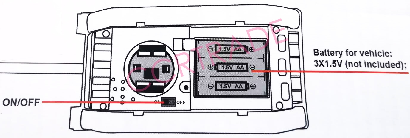 รถถังลายพรางชนถอย มีเสียง มีไฟกล่อง 17x20 ซม.(1x3)
